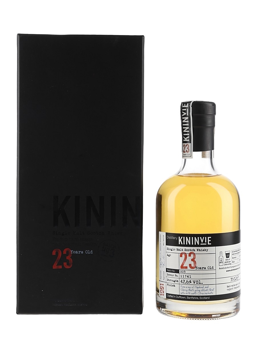 Kininvie 1991 23 Year Old Third Release Batch No. 003 35cl / 42.6%