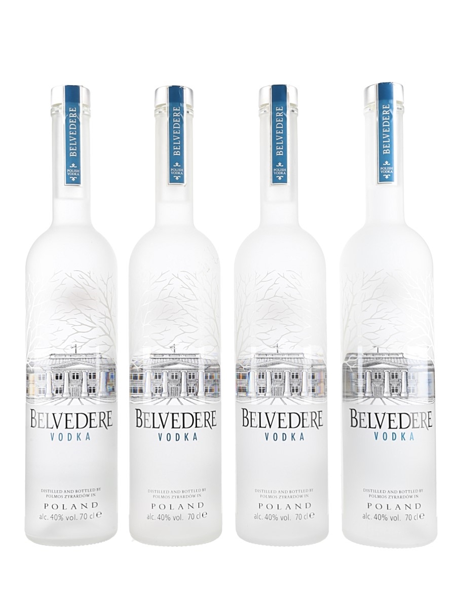 Belvedere Vodka  4 x 70cl / 40%