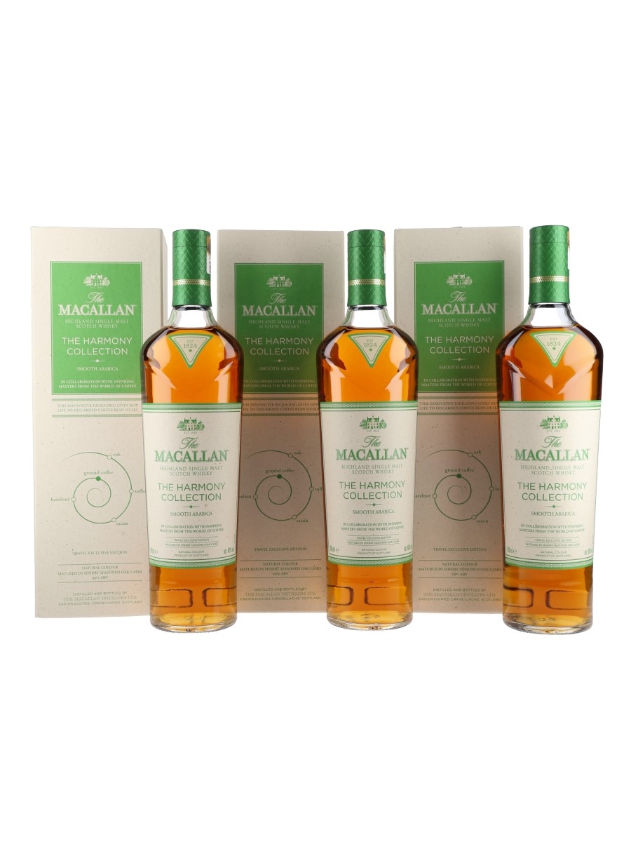Macallan The Harmony Collection Smooth Arabica  3 x 70cl / 40%
