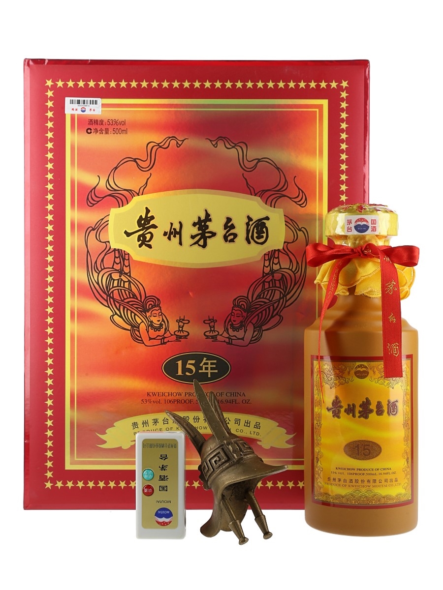 Kweichow Moutai 15 Year Old Bottled 2014 - Baijiu 50cl / 53%