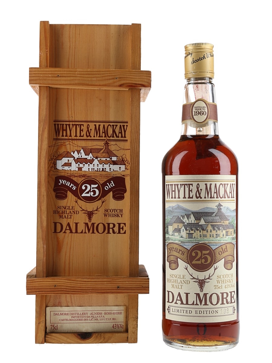 Dalmore 1960 25 Year Old - Lot 149739 - Buy/Sell Highland Whisky
