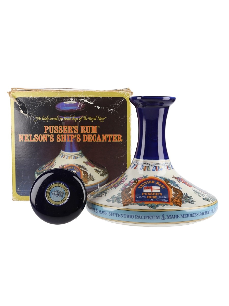 Pusser's British Navy Rum Nelson Ships' Decanter 100cl / 54.5%