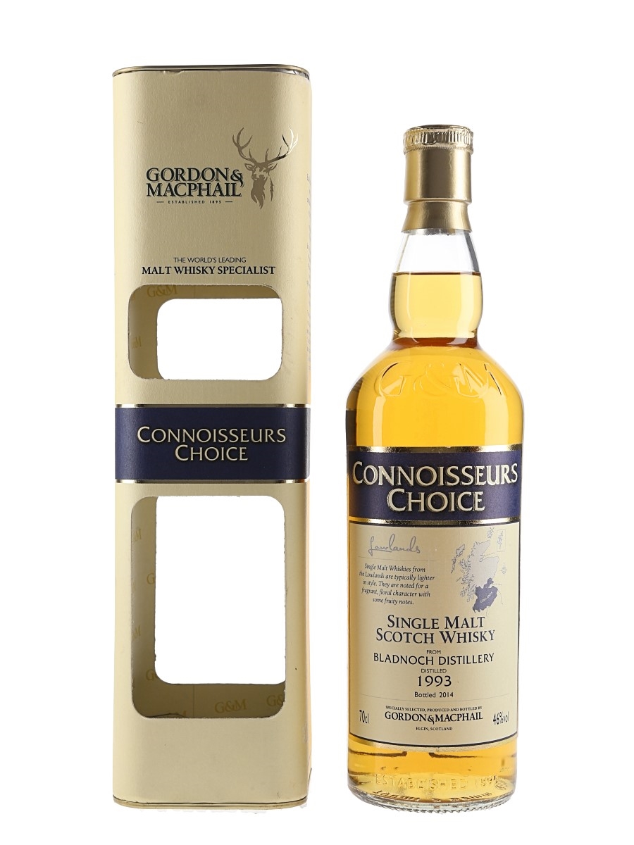 Bladnoch 1993 Connoisseurs Choice Bottled 2014 - Gordon & MacPhail 70cl / 46%