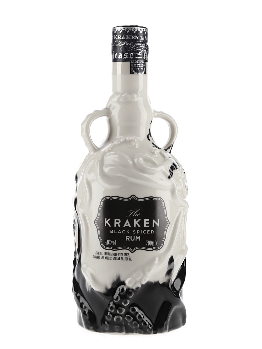 Kraken Black Spiced Rum Ceramic Decanter 70cl / 40%