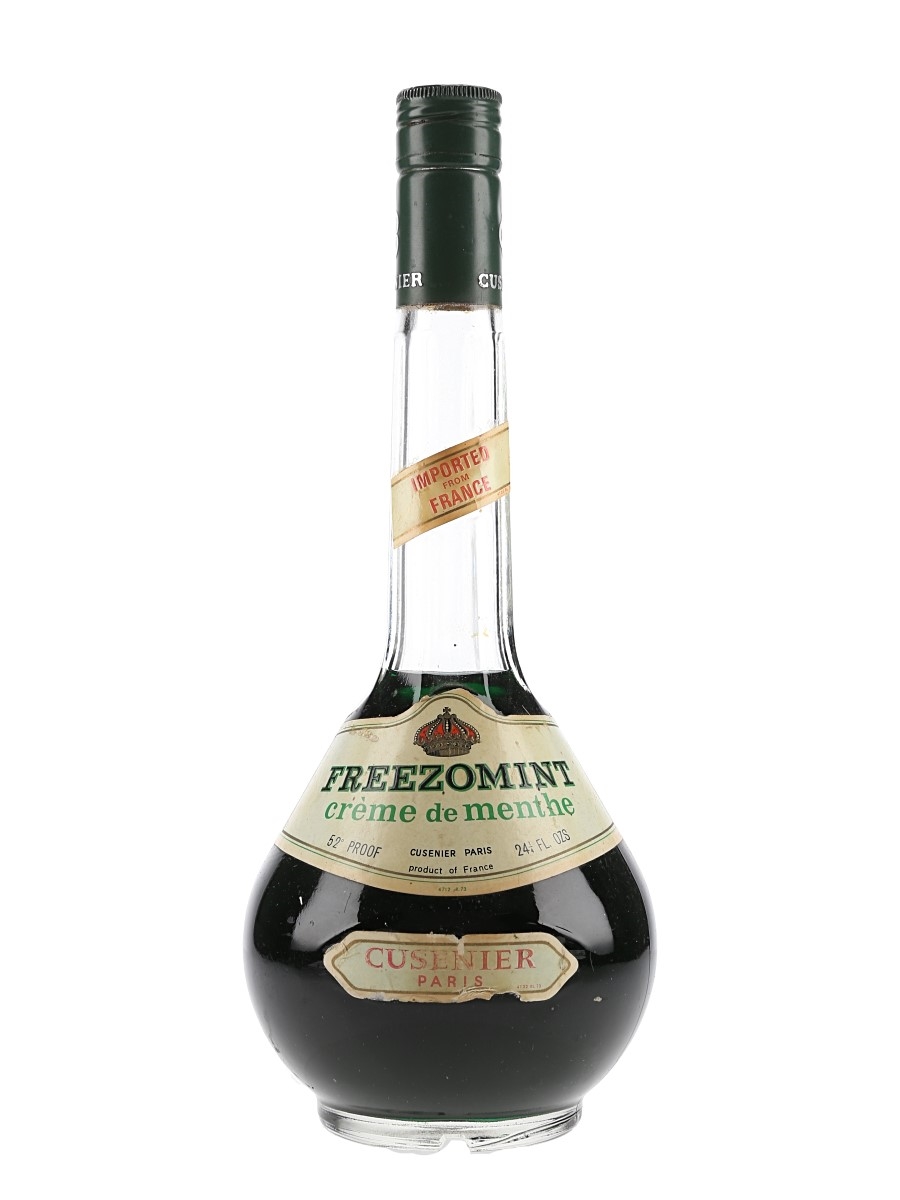 Cusenier Freezomint Creme De Menthe Bottled 1970s 70cl / 29%