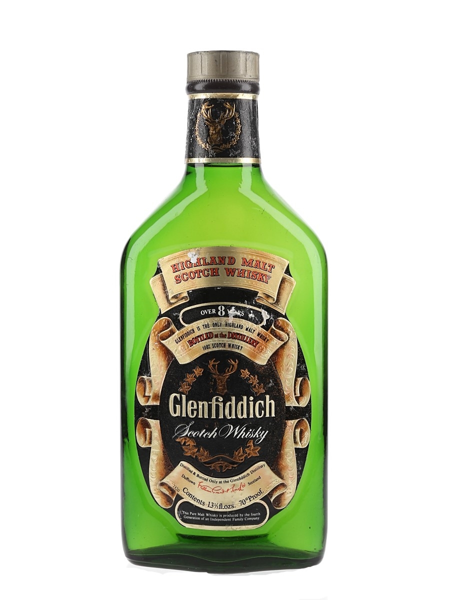 Glenfiddich 8 Year Old Pure Malt Bottled 1970s 37.8cl / 40%