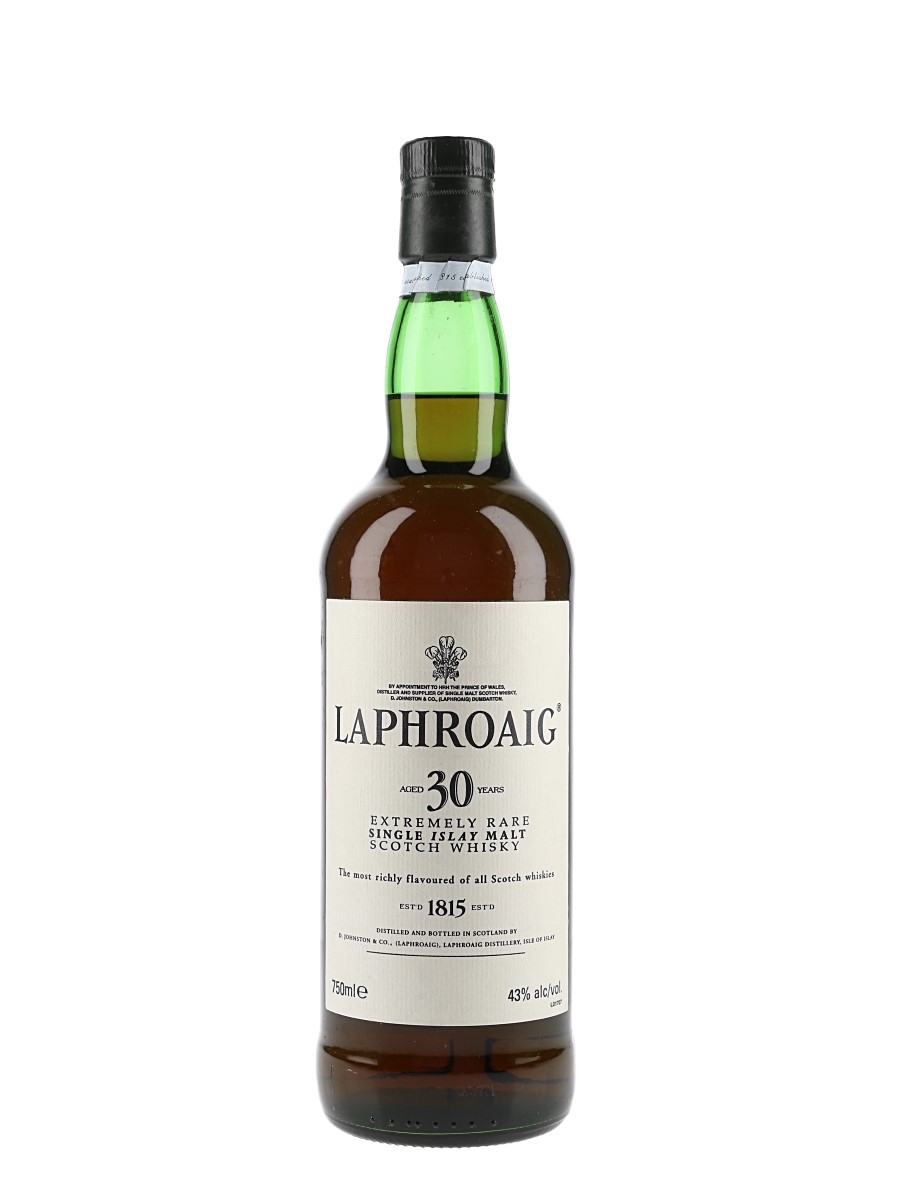 Laphroaig 30 Year Old Bottled 2000s - Laphroaig Import Company, USA 75cl / 43%