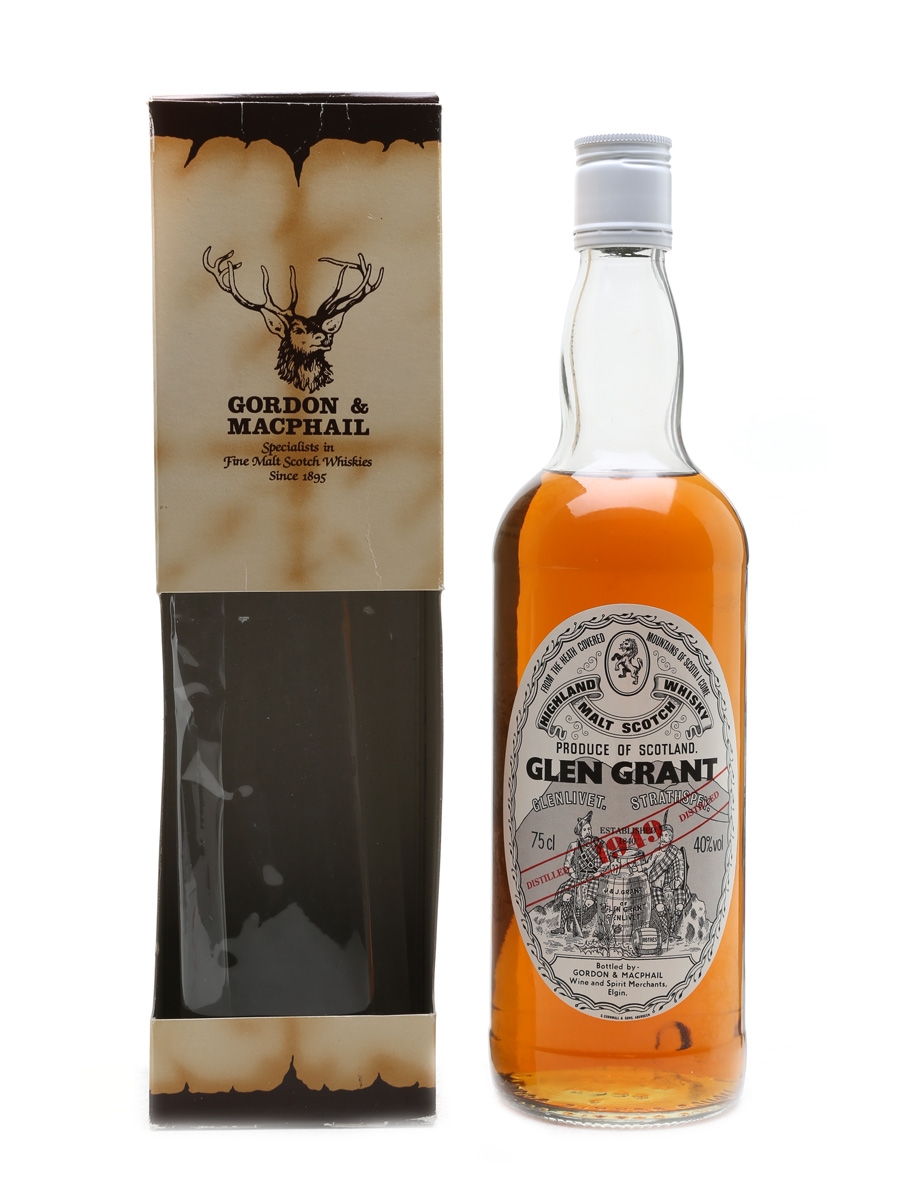 Glen Grant 1949 Gordon & MacPhail Bottled 1980s 75cl / 40%