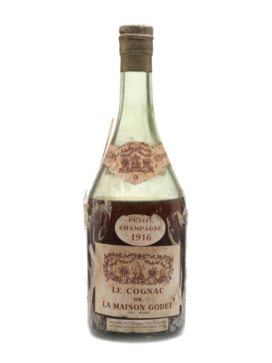 Lot De 2 Mignonnettes Anciennes - Cognac Godet Et Hivert Pellevoisin