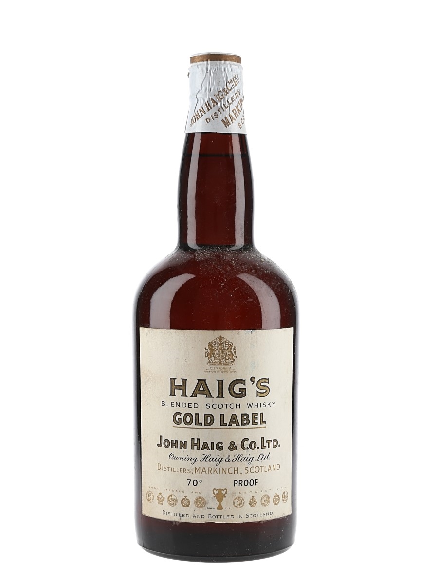 Haig's Gold Label Spring Cap Bottled 1950s 75cl / 40%