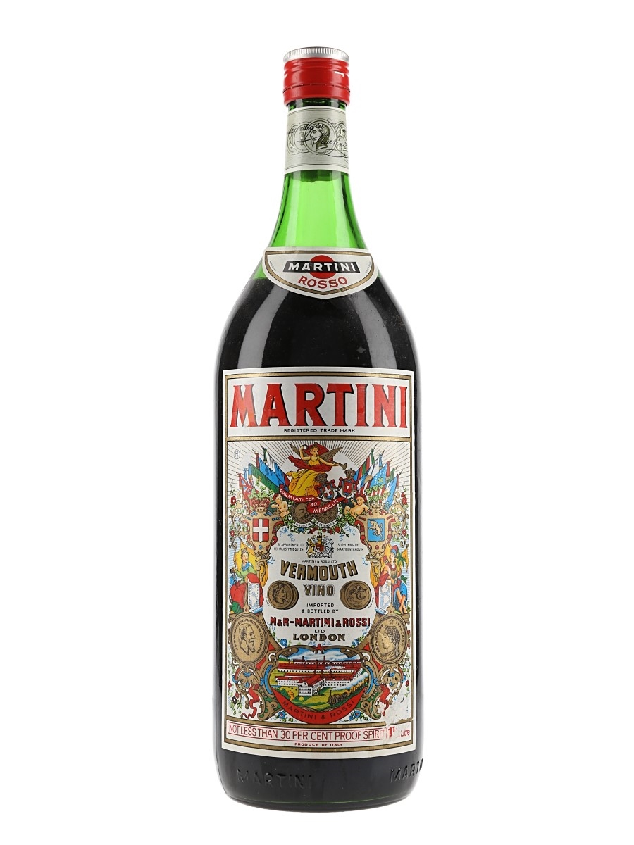 Martini Rosso Vermouth Bottled 1970s - Large Format 150cl / 17%