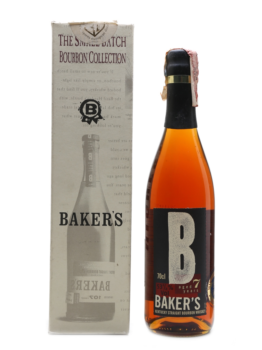 Baker's 7 Year Old 107 Proof Bourbon Lot 16599 Whisky.Auction