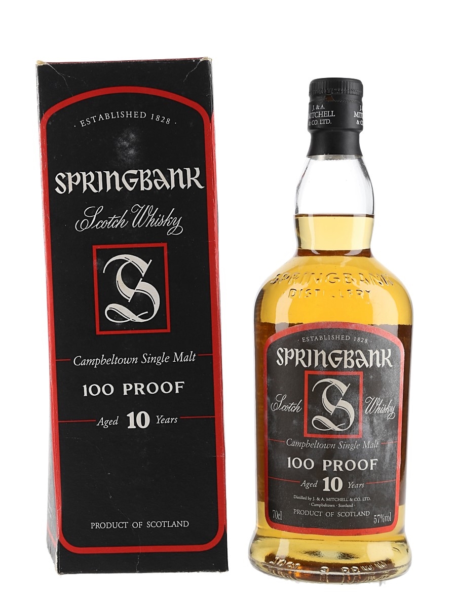 Springbank 10 Year Old 100 Proof Old Presentation 70cl / 57%