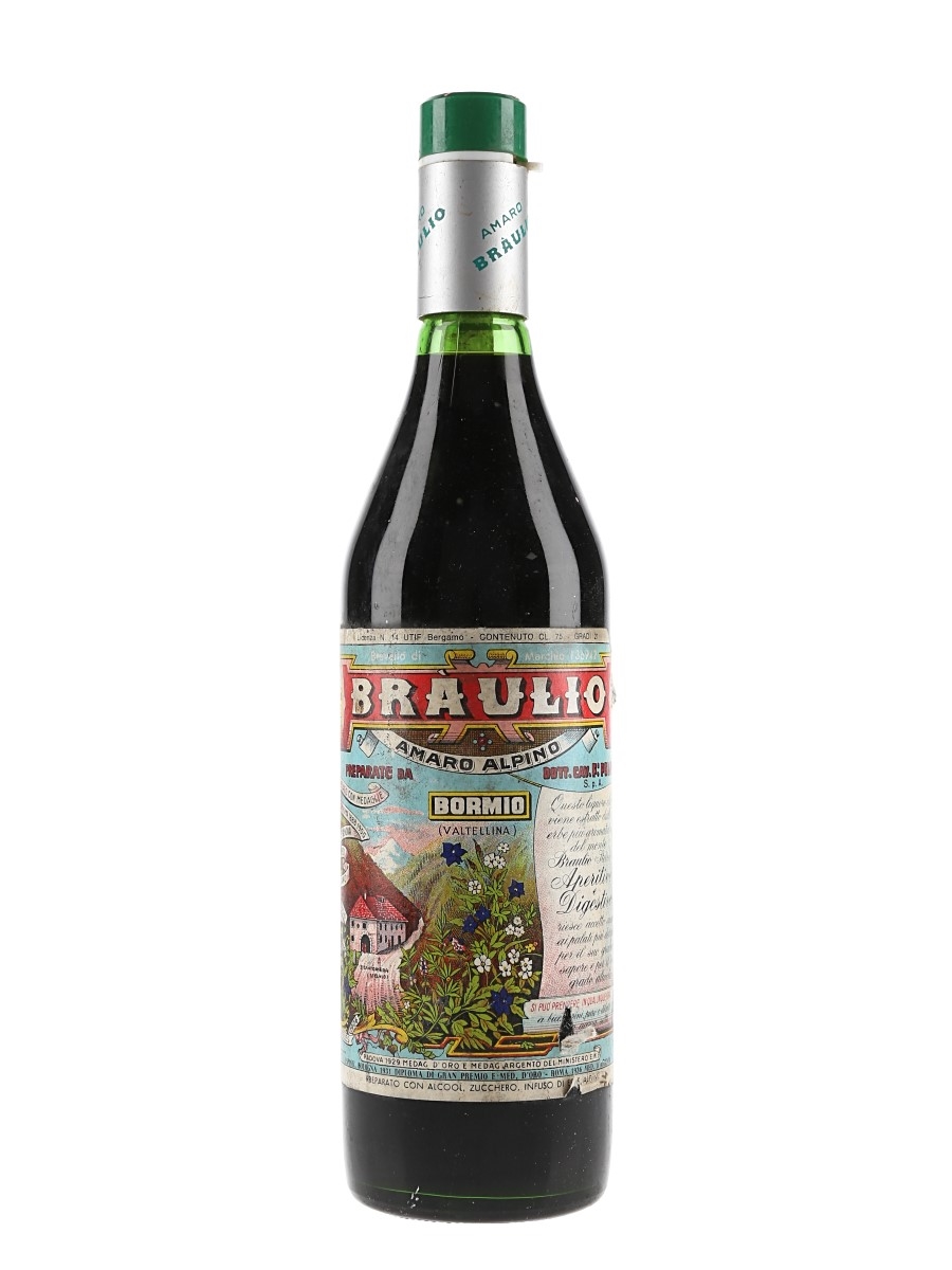 Braulio Amaro Alpino Bottled 1970s 75cl / 21%