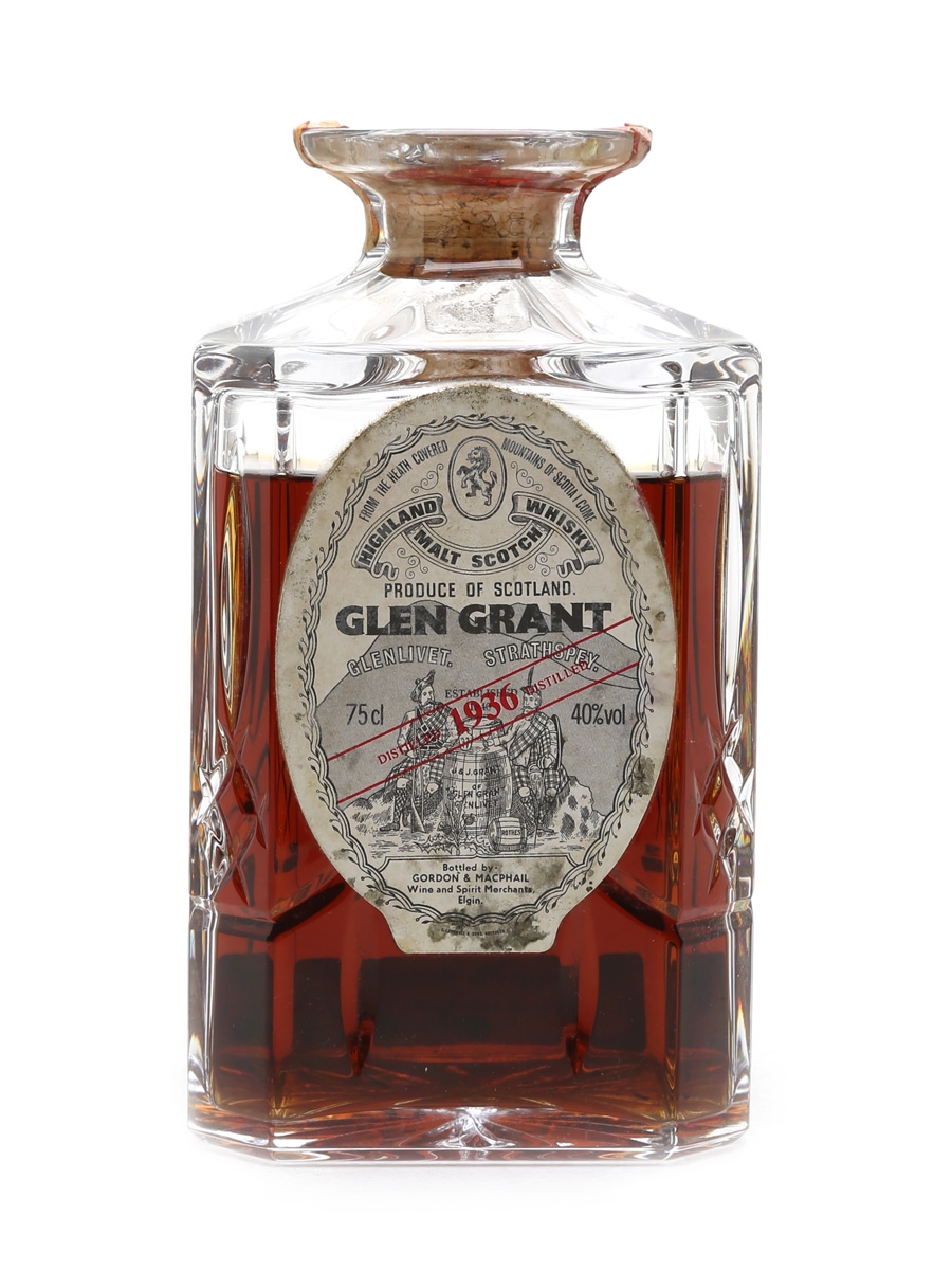 Glen Grant 1936 Gordon & MacPhail Imported By Sestante 75cl / 40%