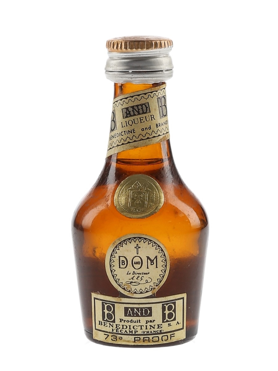 Benedictine B & B Bottled 1970s 3cl / 41.7%