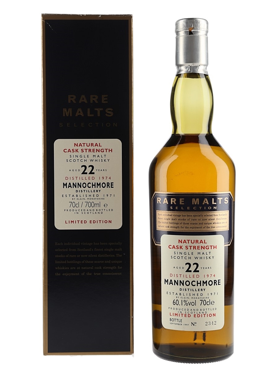 Mannochmore 1974 22 Year Old Bottled 1997 - Rare Malts Selection 70cl / 60.1%