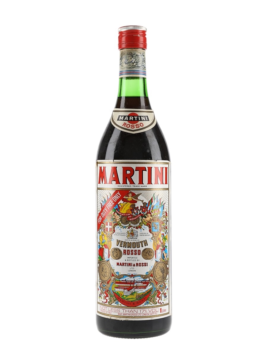 Martini Rosso Vermouth Bottled 1980s 100cl / 17%