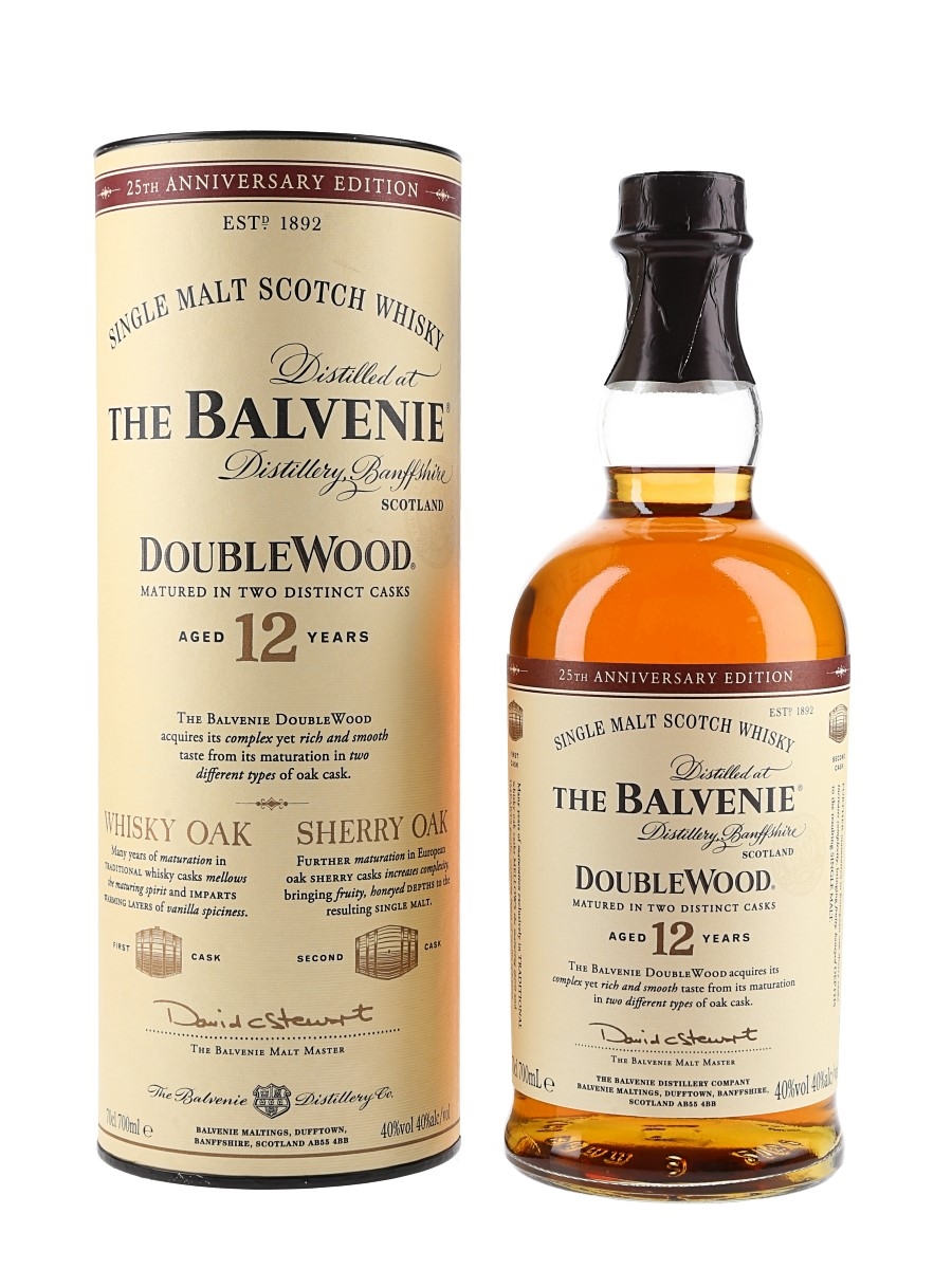 Balvenie 12 Year Old Doublewood 25th Anniversary Edition 70cl / 40%