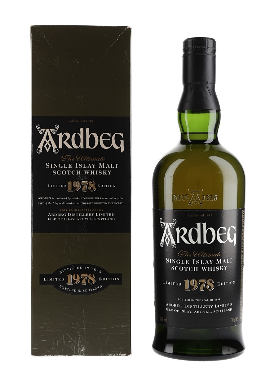 Ardbeg 1978 Limited Edition Bottled 1998 70cl / 43%