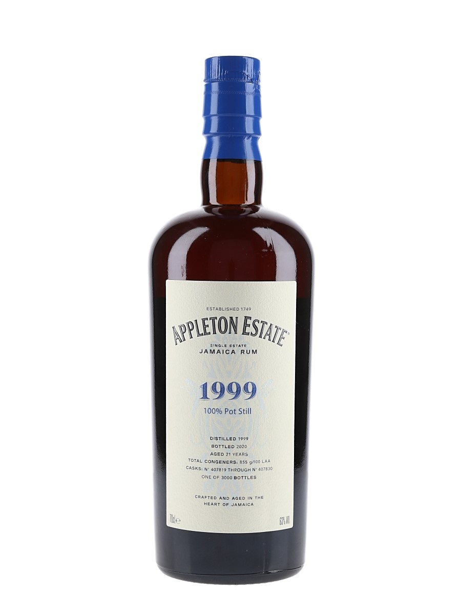 Appleton Estate 1999 21 Year Old Hearts Collection Bottled 2020 - Velier 70cl / 63%