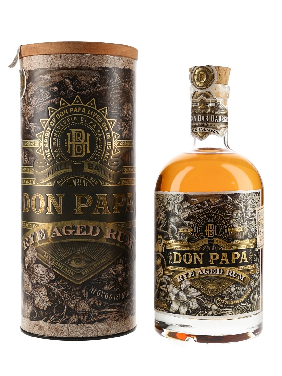 Don Papa Rye Aged Small Batch Rum Bleeding Heart Rum Company - Philippines 70cl / 45%