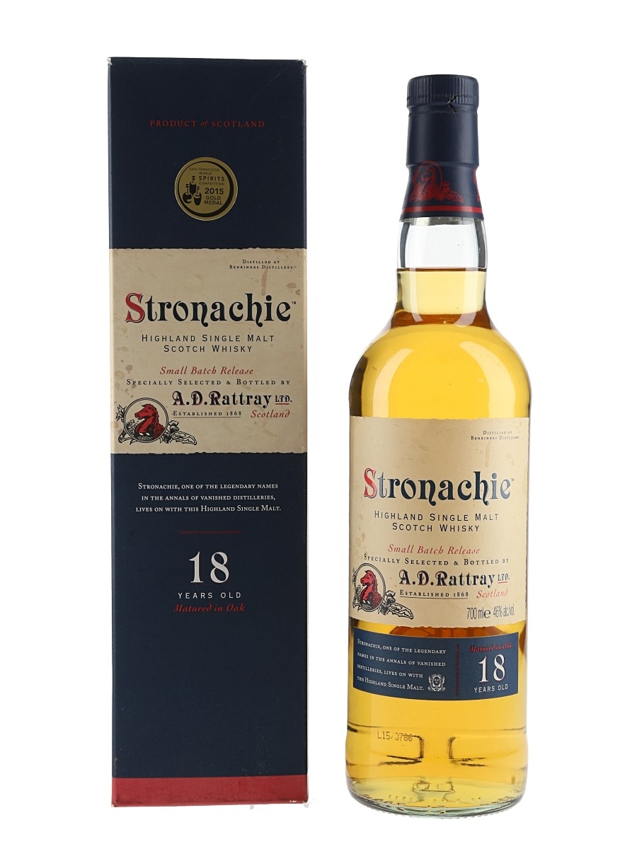 Stronachie 18 Year Old A D Rattray 70cl / 46%