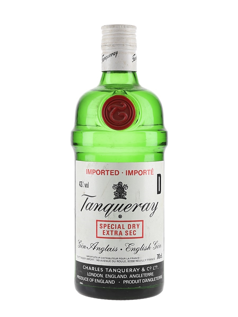 Tanqueray Special Dry Gin Bottled 1990s - French Import 70cl / 43%