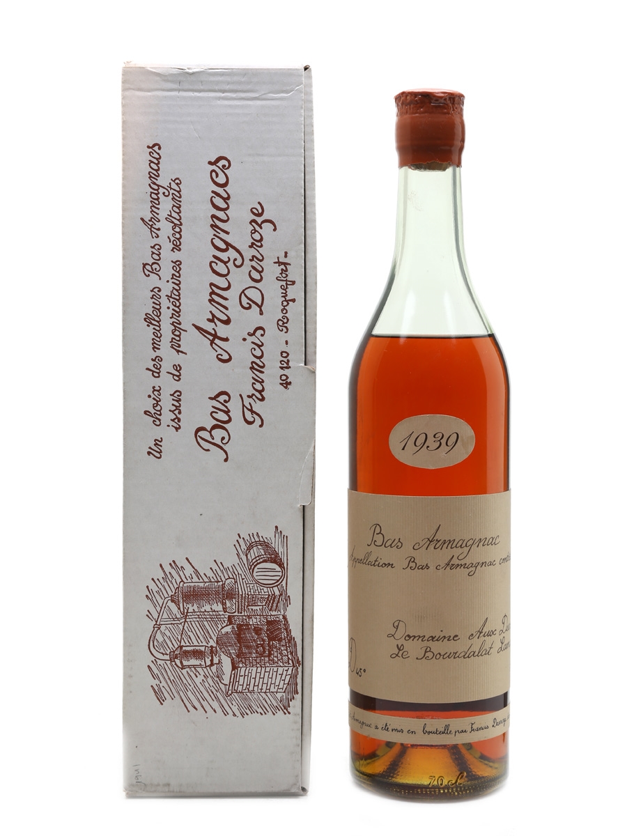 Domaine Aux Ducs 1939 Bas Armagnac Darroze - Bottled 1983 70cl / 45%