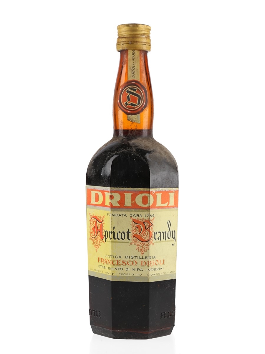 Drioli Apricot Brandy Bottled 1960s-1970s 75cl / 34%