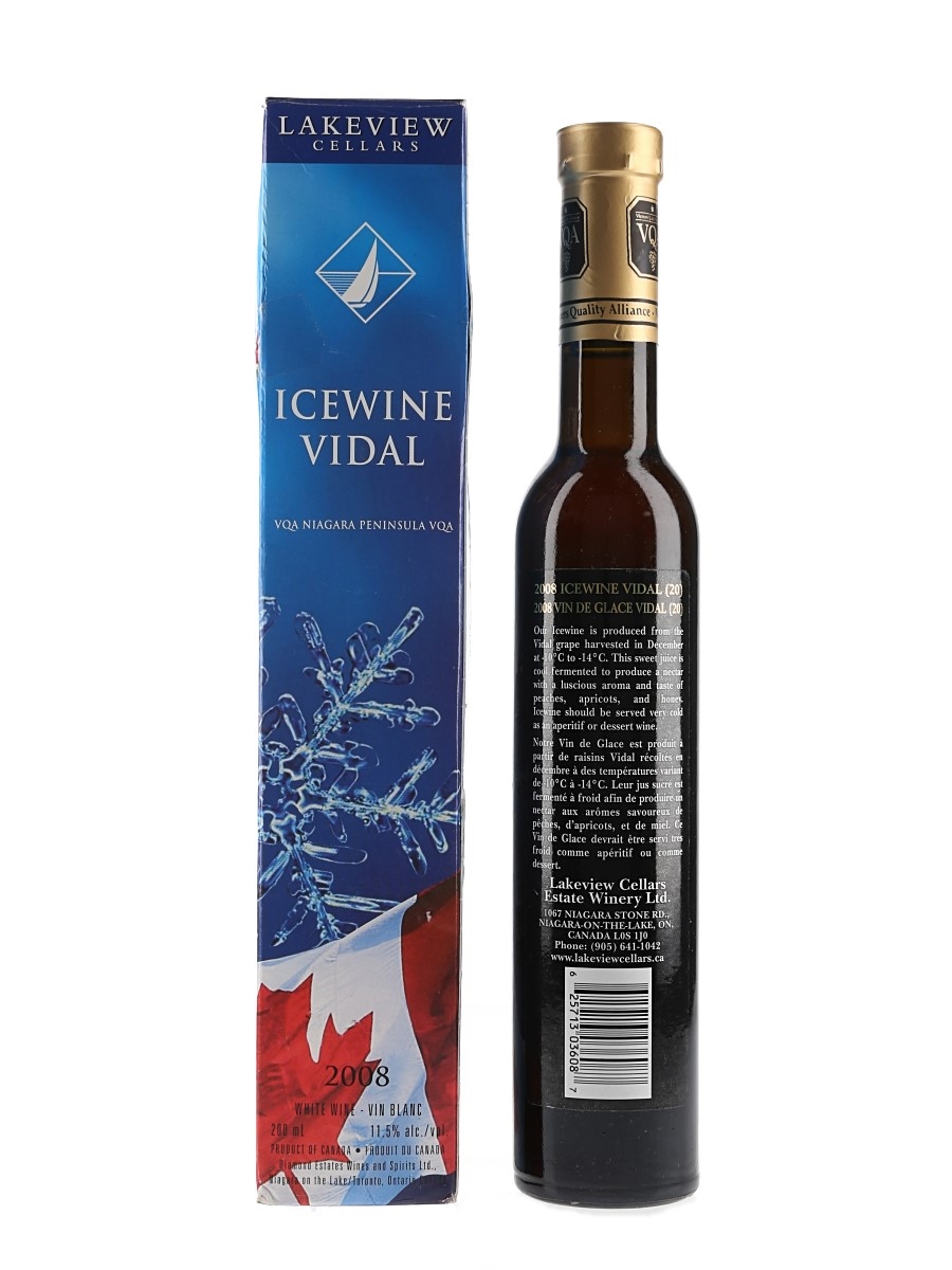 2008 Lakeview Cellars Vidal Icewine - Lot 151414 - Buy/Sell