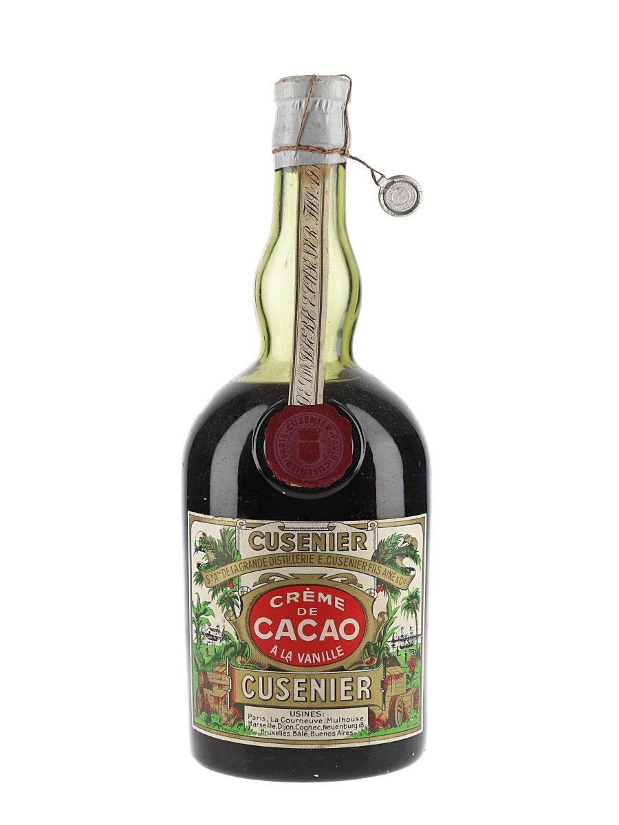 Cusenier Creme De Cacao A La Vanille Bottled 1950s - Eximport Soc. Moroni 75cl / 27%