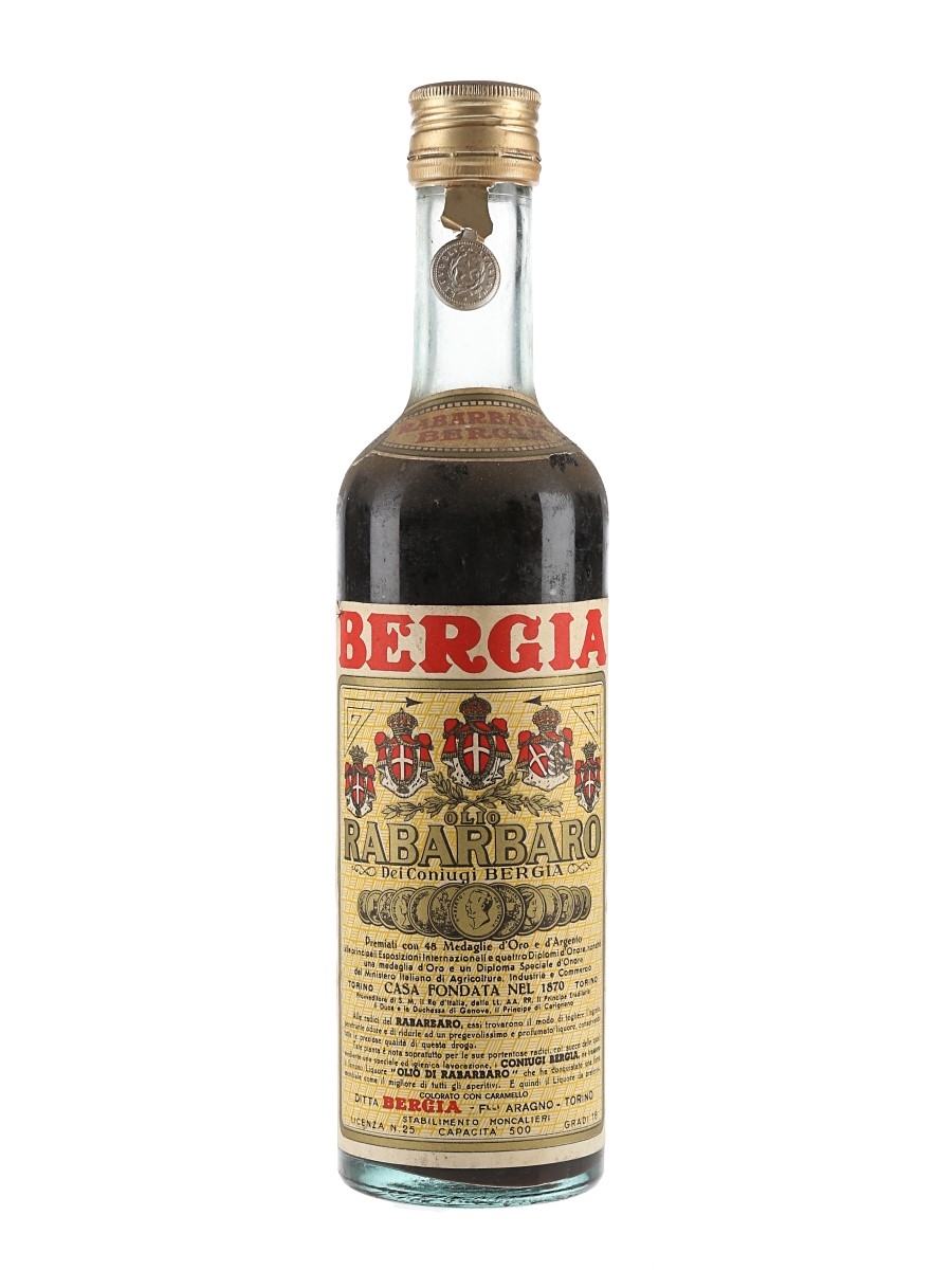 Bergia Rabarbaro Bottled 1950s 50cl / 18%