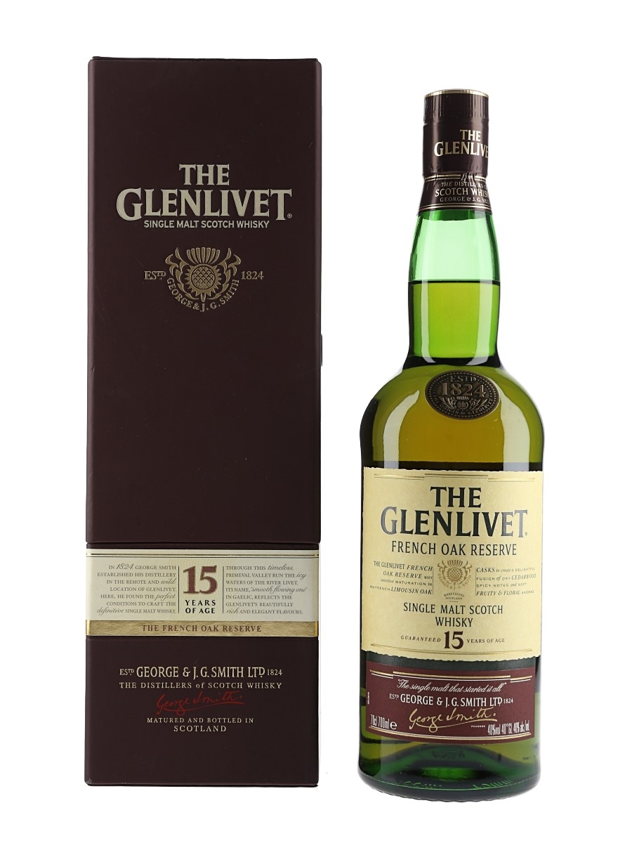 Glenlivet 15 Year Old French Oak Reserve Bottled 2010 70cl / 40%