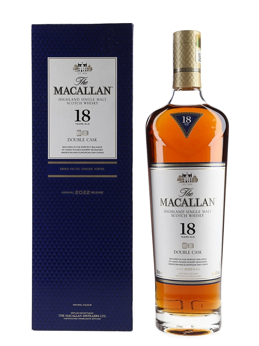 Macallan 18 Year Old Double Cask Annual 2022 Release 70cl / 43%