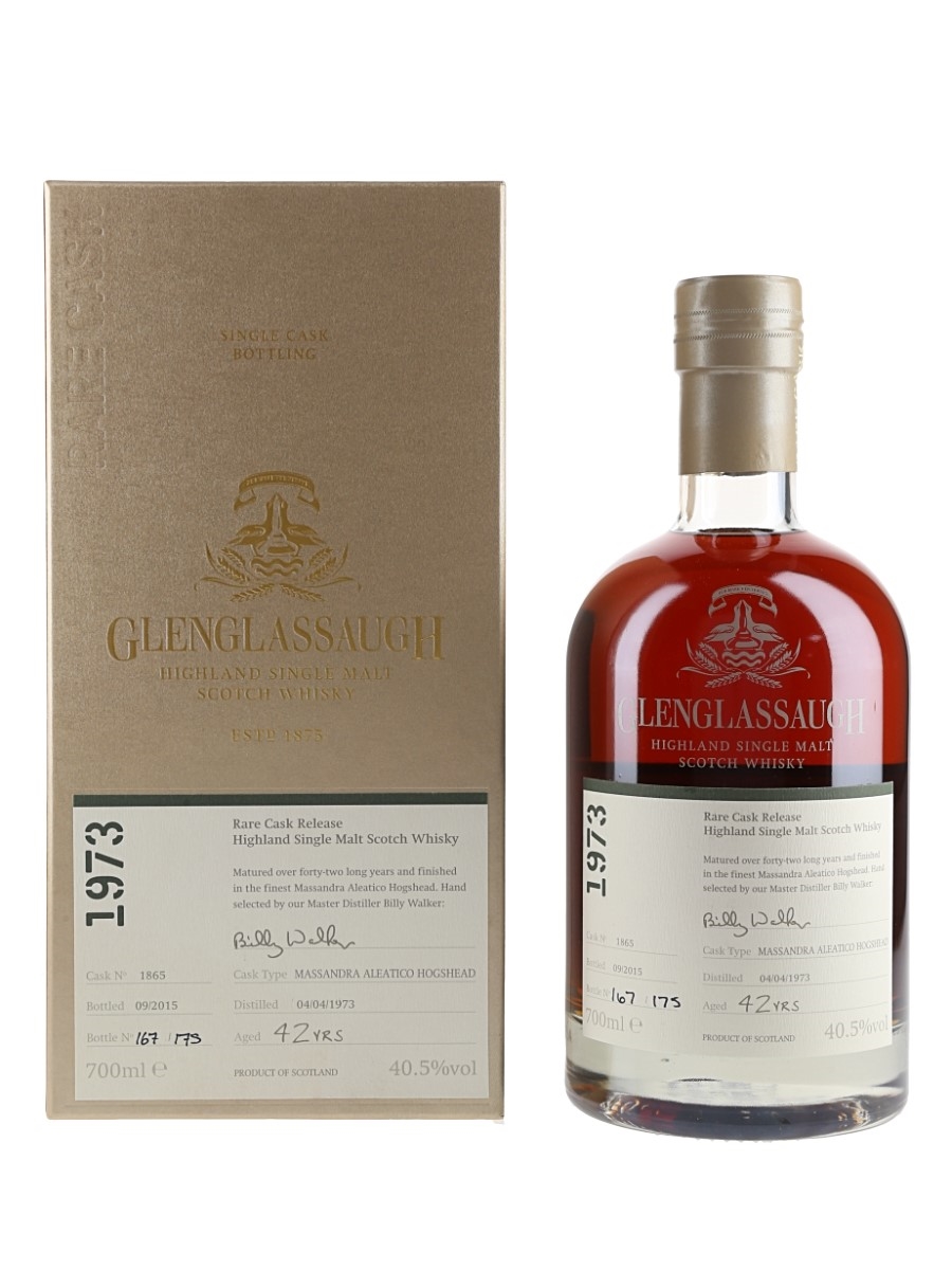 Glenglassaugh 1973 42 Year Old Rare Cask No. 1865 - Lot 154028