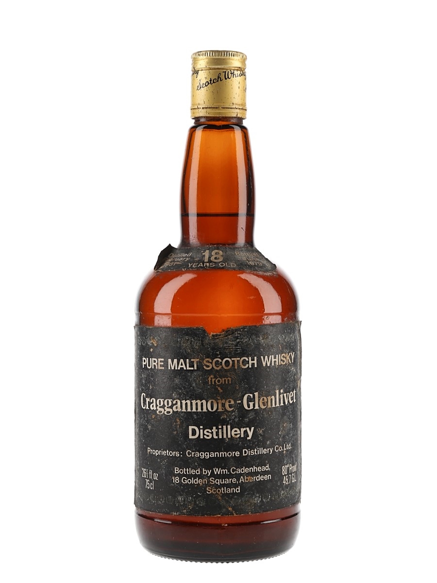 Cragganmore Glenlivet 1961 Bottled 1979 - Cadenhead's 75cl / 45.7%