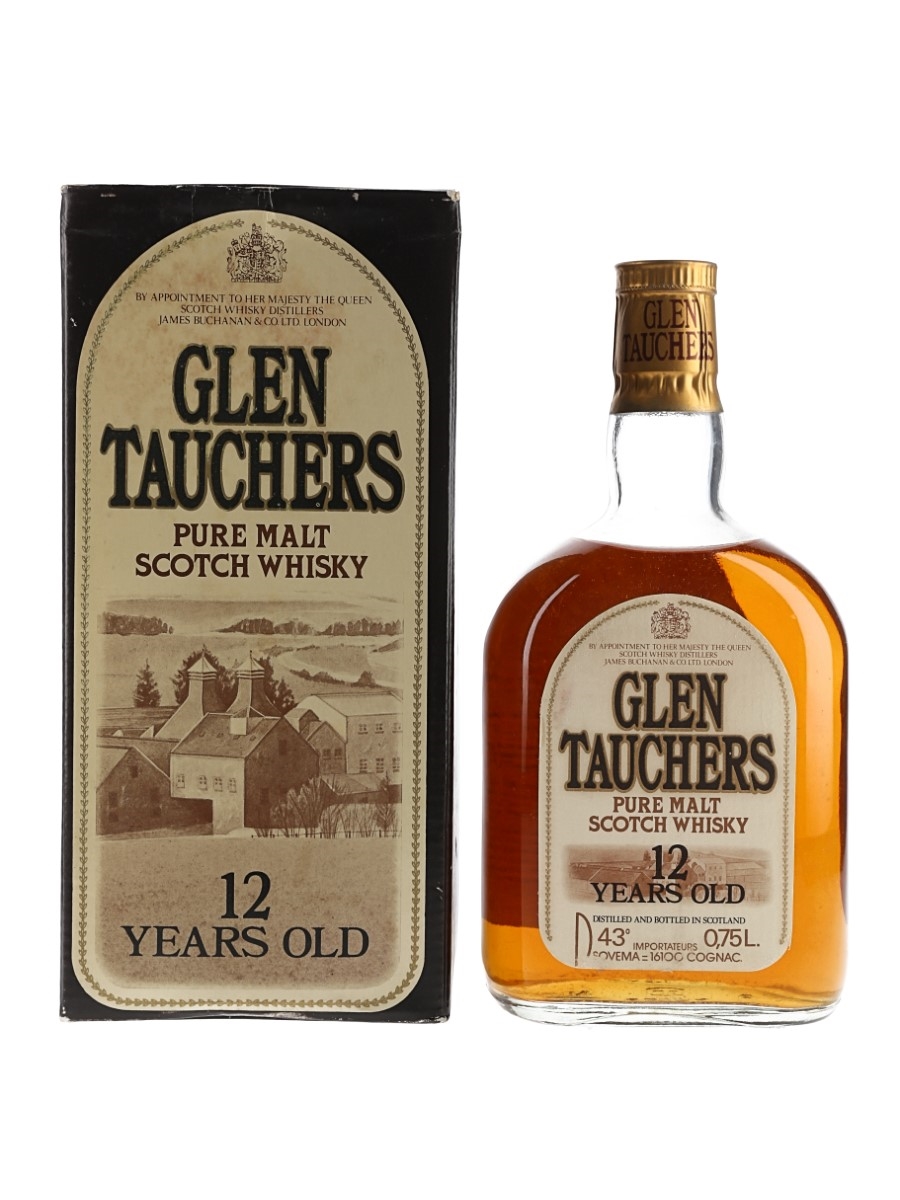 Glentauchers 12 Year Old Bottled 1980s 75cl / 43%