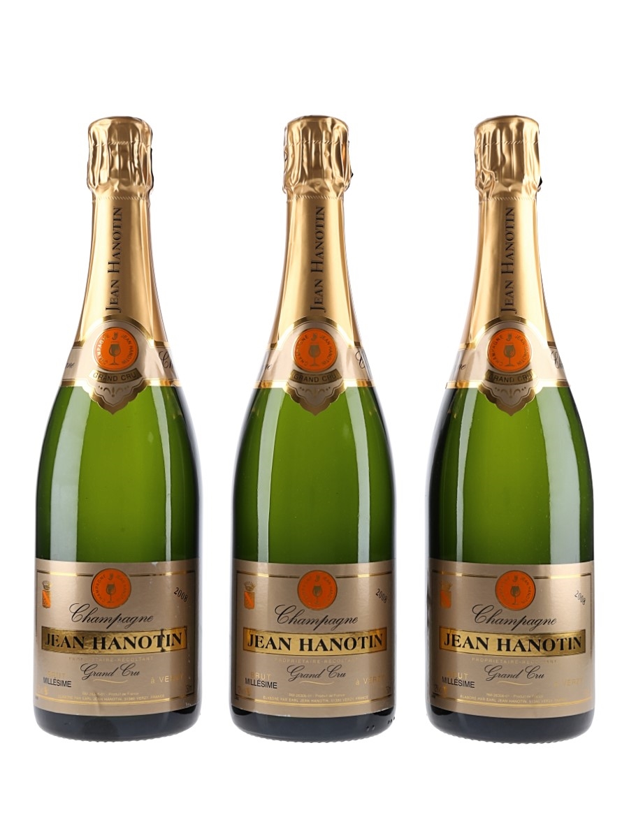 2008 Jean Hanotin Champagne Grand Cru 3 X 75cl / 12%