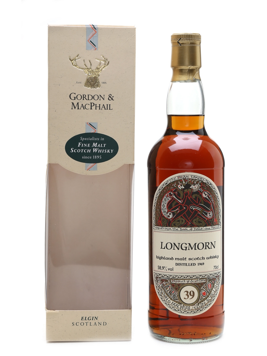 Longmorn 1969 - 39 Year Old Book Of Kells - The Mash Tun And Kask 70cl / 58.9%