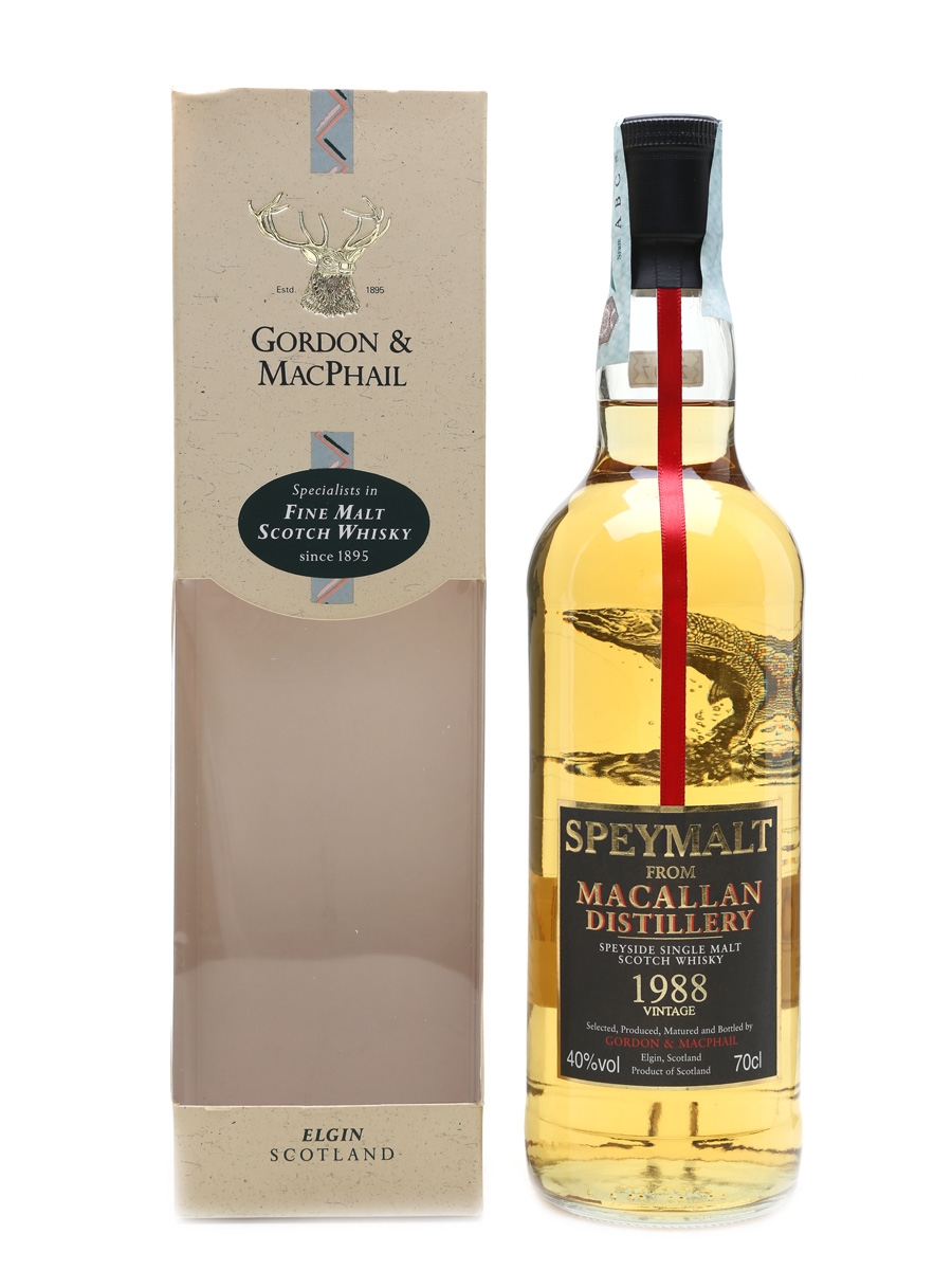 Macallan 1988 Speymalt Bottled 2007 - Gordon & MacPhail 70cl / 40%