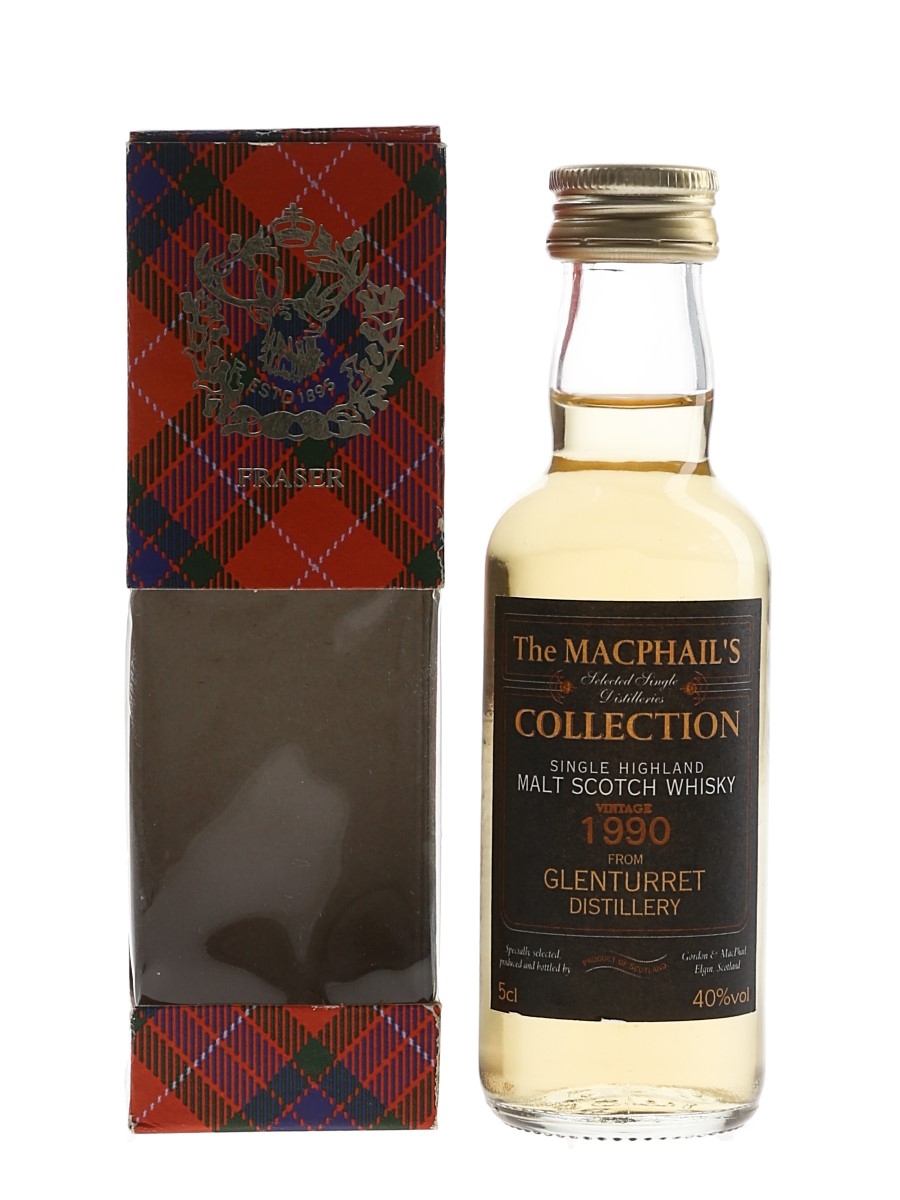 Glenturret 1990 Bottled 2000s - The MacPhail's Collection 5cl / 40%