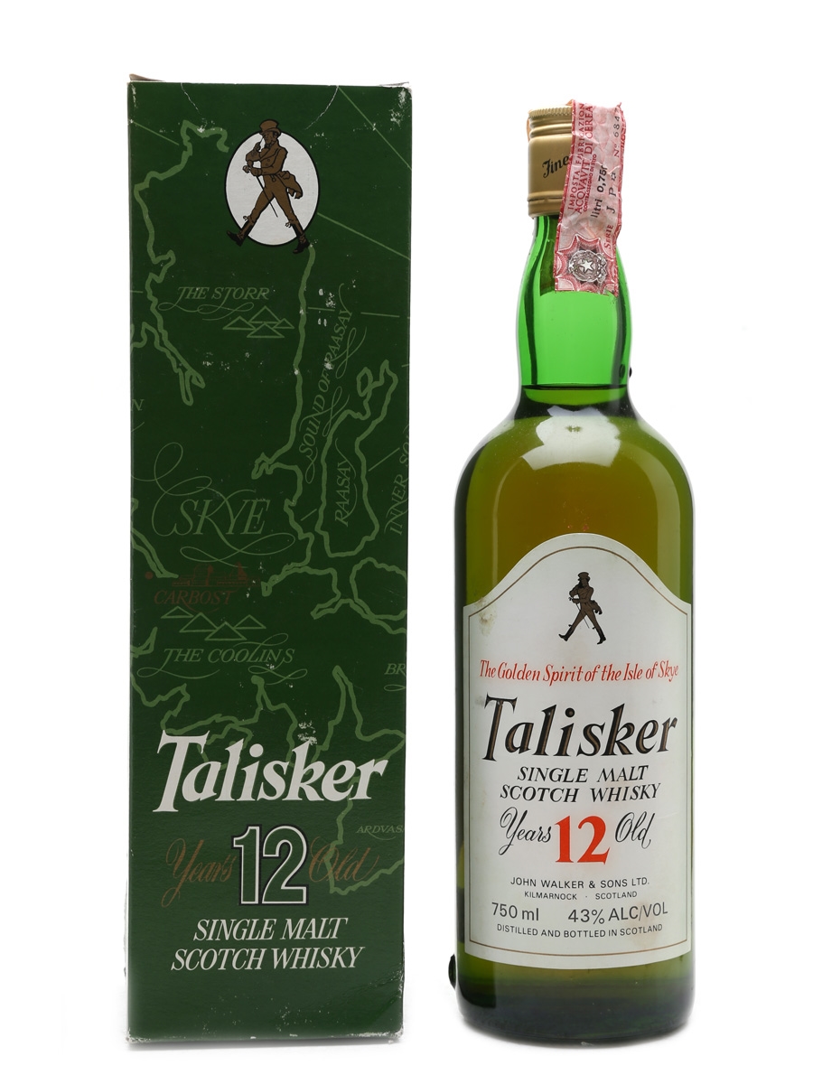 Talisker 12 Year Old Bottled 1980s 75cl / 43%