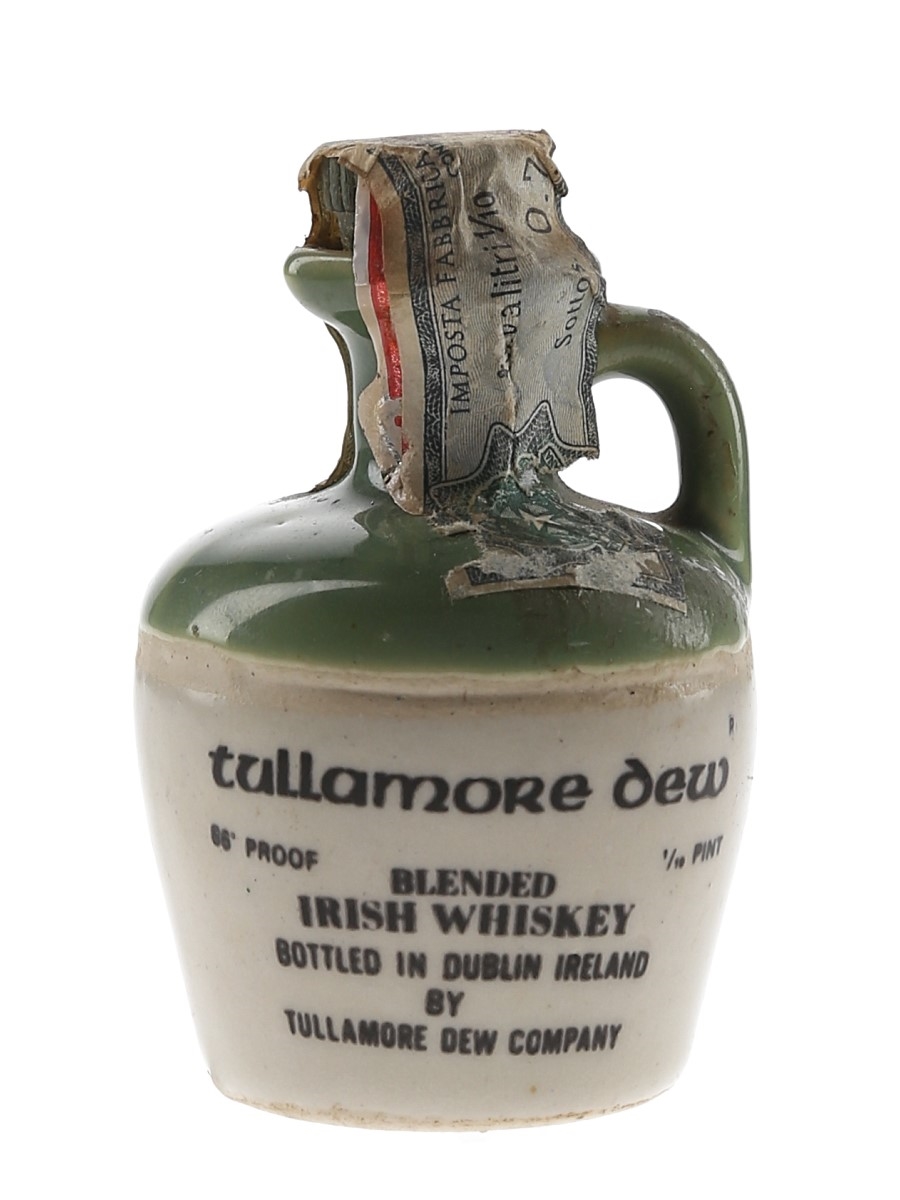 Tullamore Dew Ceramic Decanter Bottled 1970s - Spirit 4.68cl / 43%