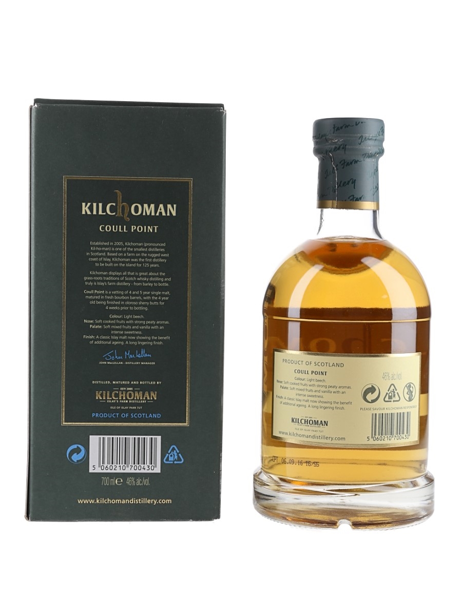 Kilchoman Coull Point - Lot 151697 - Buy/Sell Islay Whisky Online
