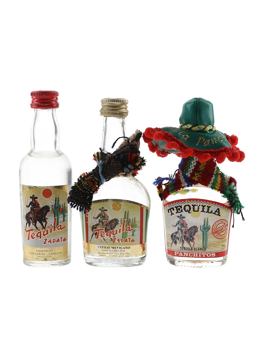 Tequila Panchitos & Tequila Zapata  3 x 4cl-5cl