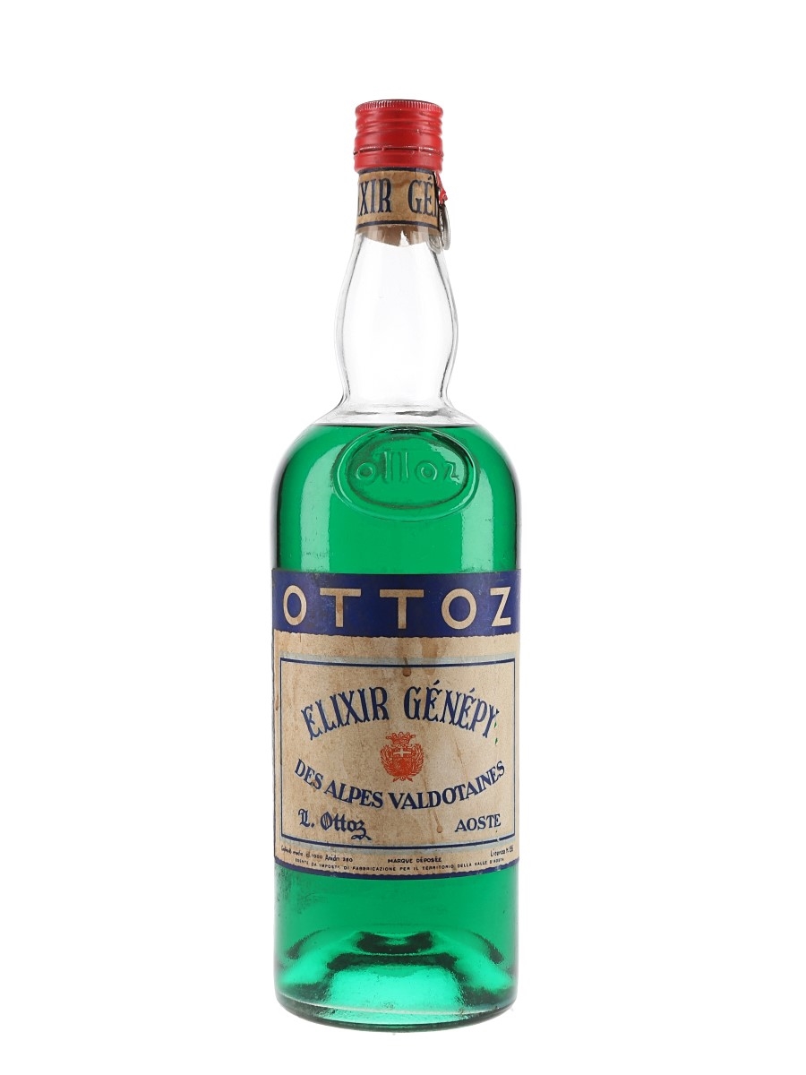 Ottoz Elixir Genepy Bottled 1950s 100cl / 36%