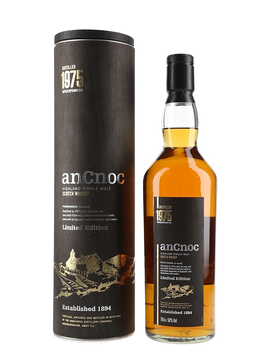AnCnoc 1975 30 Year Old Bottled 2005 70cl / 50%