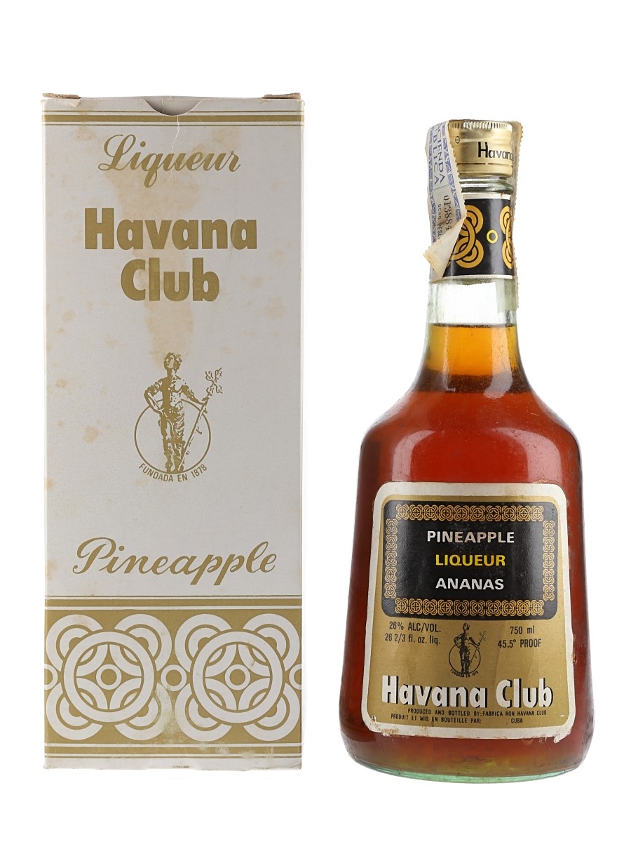 Havana Club Pineapple Liqueur Bottled 1970s-1980s 75cl / 26%
