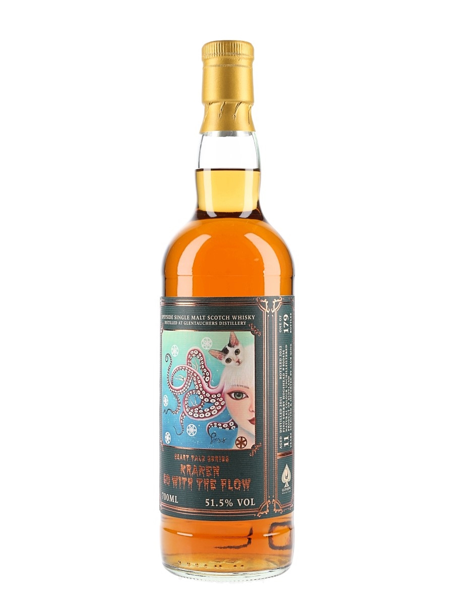 Glentauchers 2011 11 Year Old Cask 800436 Scary Tale Series - Kraken Go With The Flow 70cl / 51.5%